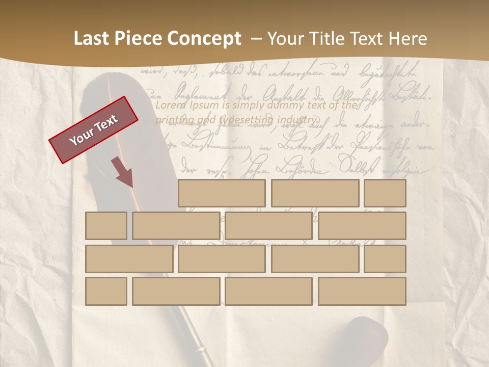 Nobody Sheet Crumpled PowerPoint Template