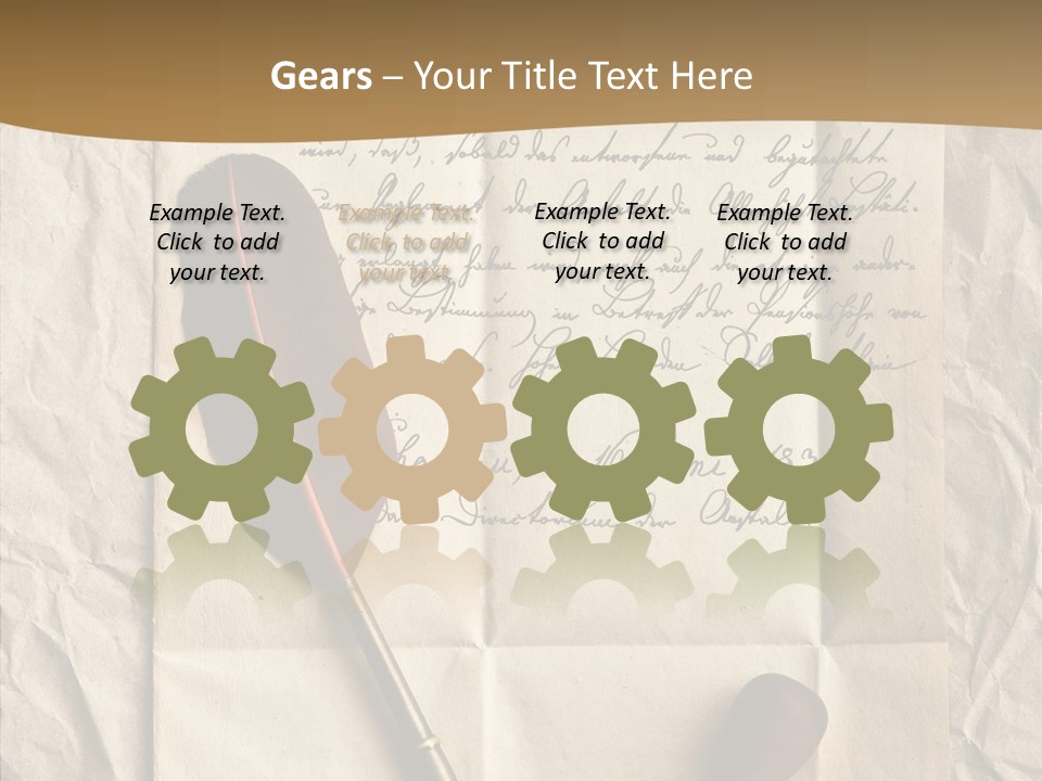 Nobody Sheet Crumpled PowerPoint Template