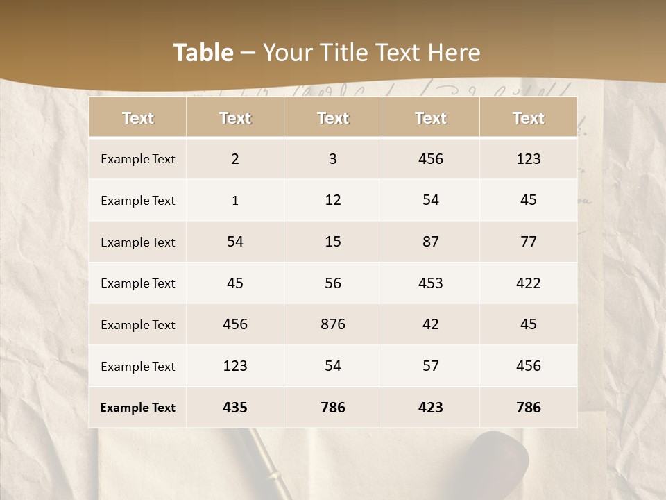 Nobody Sheet Crumpled PowerPoint Template