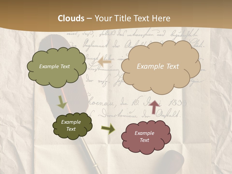 Nobody Sheet Crumpled PowerPoint Template