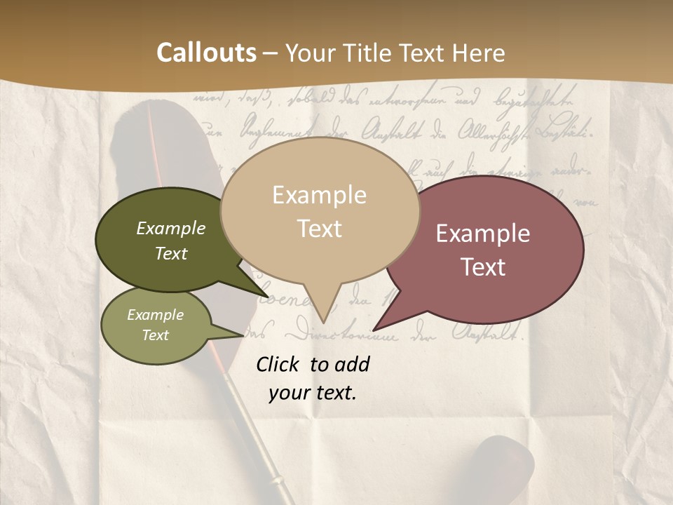 Nobody Sheet Crumpled PowerPoint Template