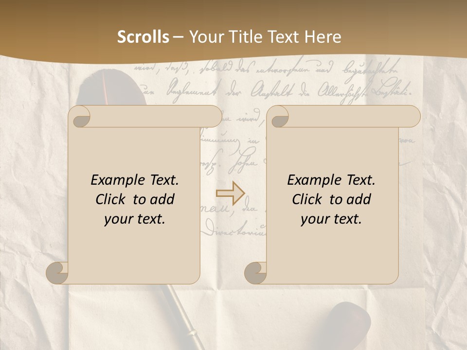 Nobody Sheet Crumpled PowerPoint Template
