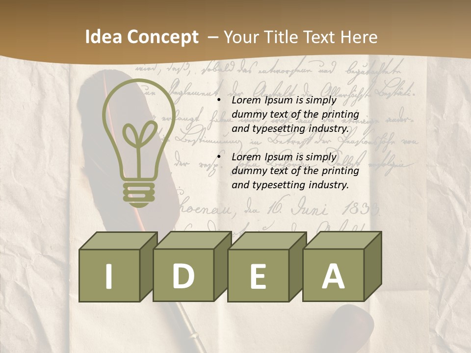 Nobody Sheet Crumpled PowerPoint Template