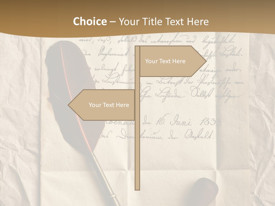 Nobody Sheet Crumpled PowerPoint Template