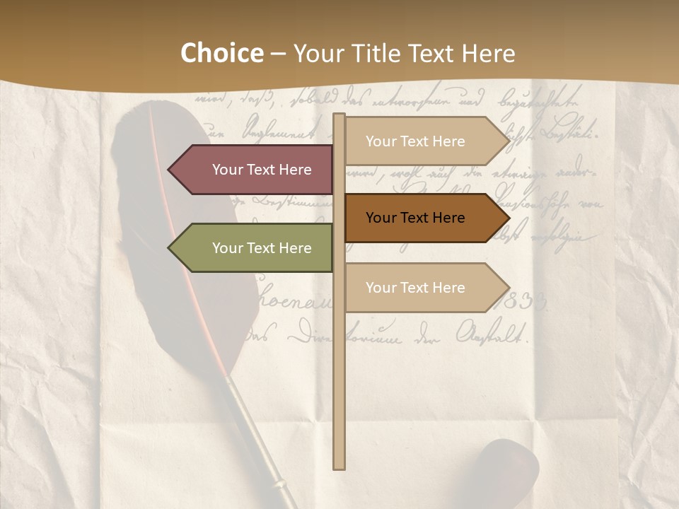 Nobody Sheet Crumpled PowerPoint Template