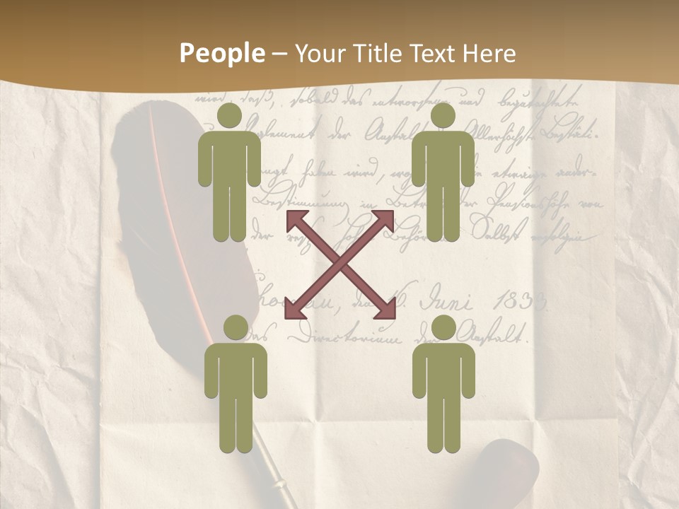 Nobody Sheet Crumpled PowerPoint Template