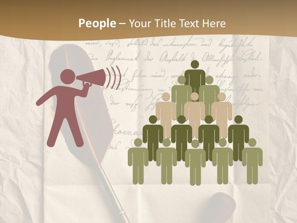 Nobody Sheet Crumpled PowerPoint Template