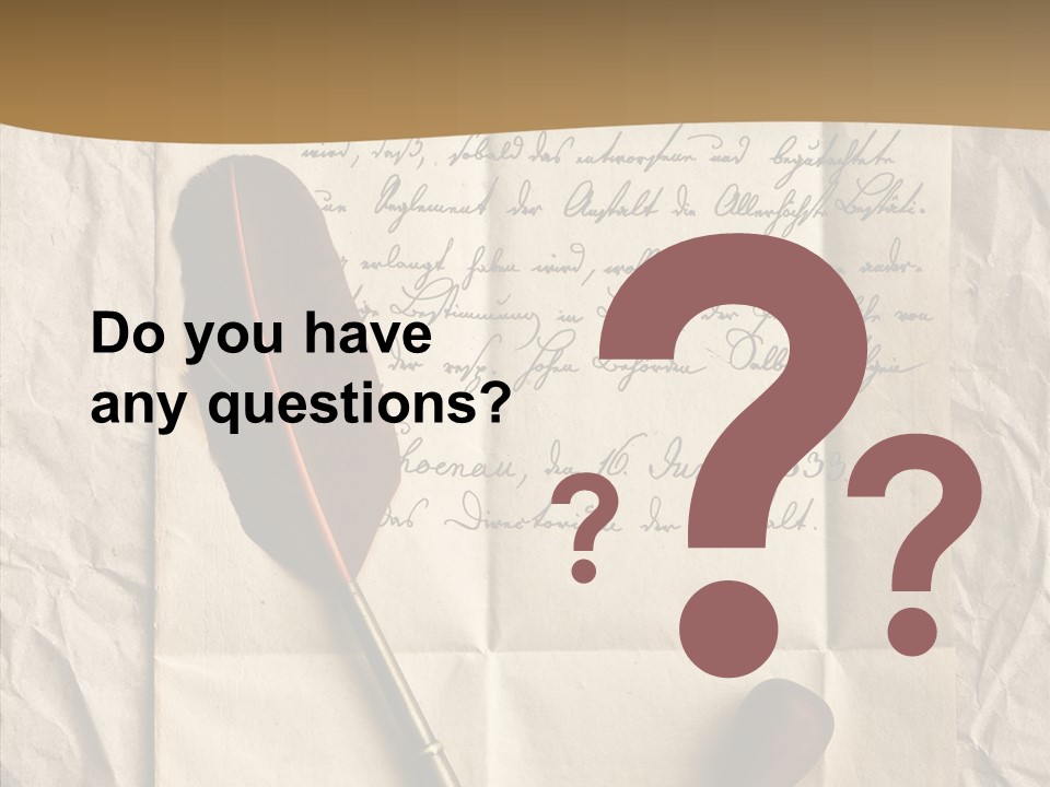 Nobody Sheet Crumpled PowerPoint Template