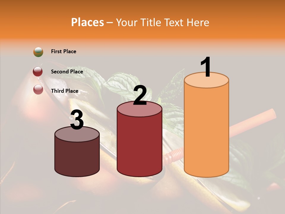 Shot Cola Cube PowerPoint Template