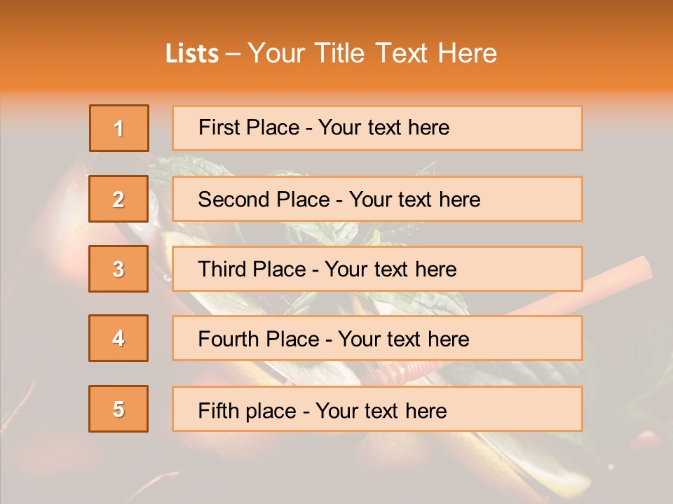 Shot Cola Cube PowerPoint Template