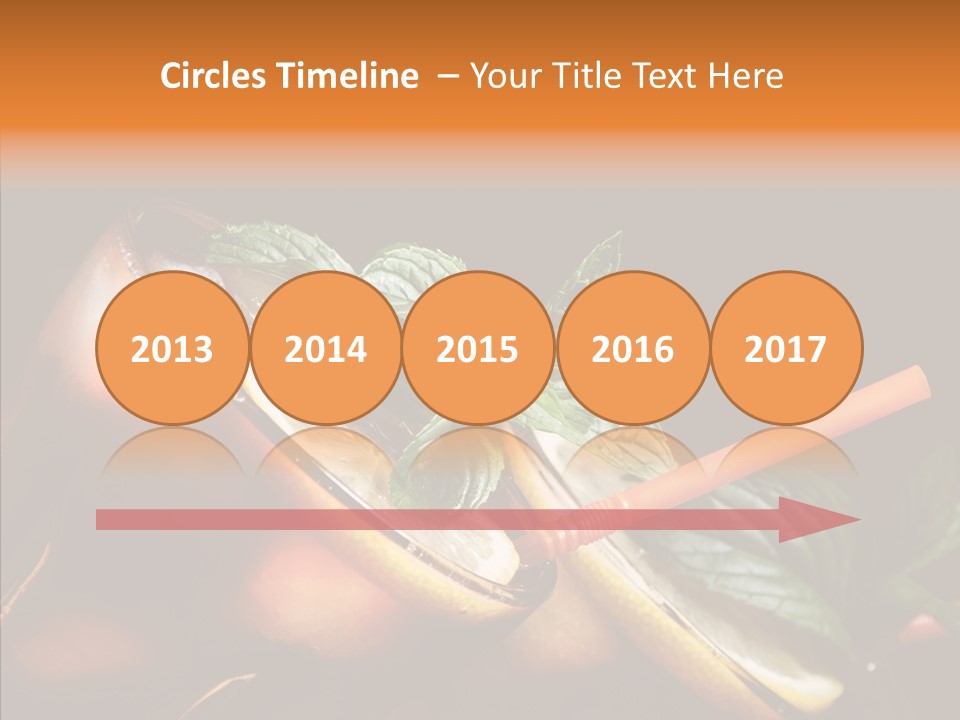 Shot Cola Cube PowerPoint Template