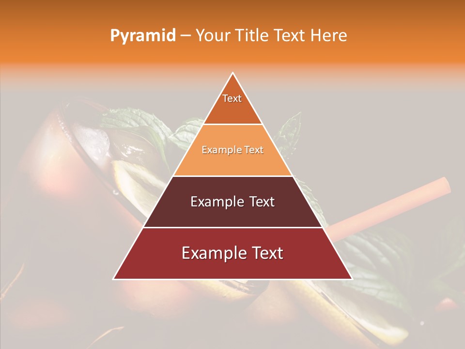 Shot Cola Cube PowerPoint Template