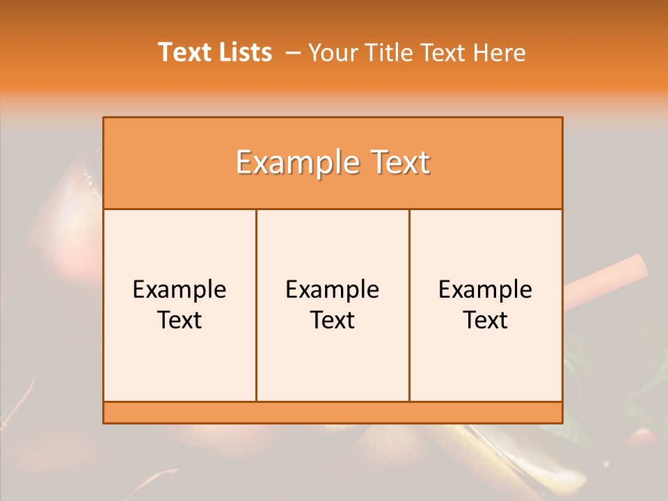 Shot Cola Cube PowerPoint Template