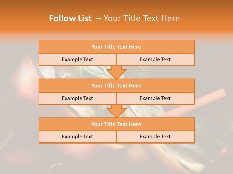 Shot Cola Cube PowerPoint Template