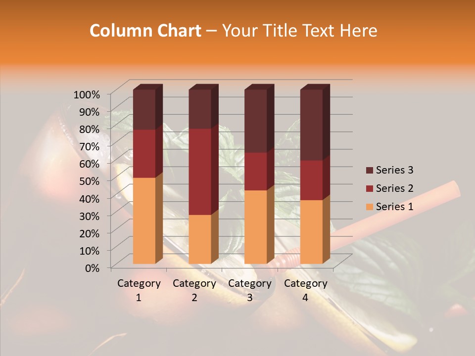 Shot Cola Cube PowerPoint Template