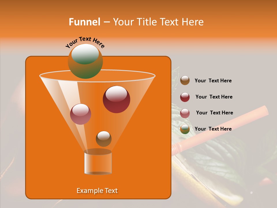 Shot Cola Cube PowerPoint Template