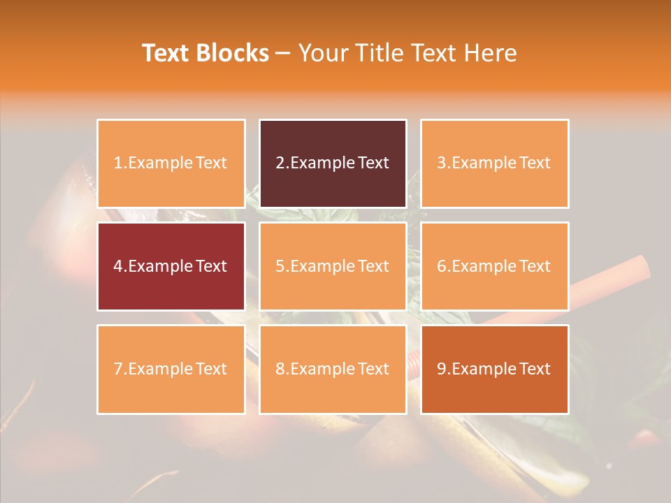 Shot Cola Cube PowerPoint Template