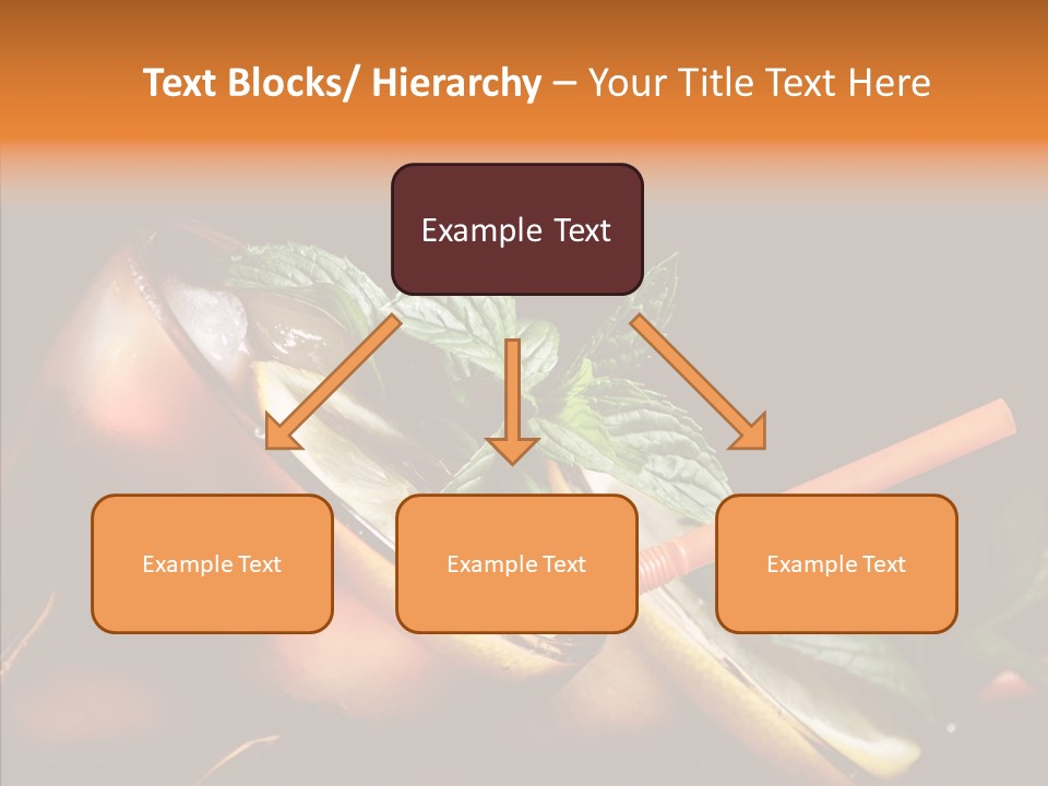 Shot Cola Cube PowerPoint Template