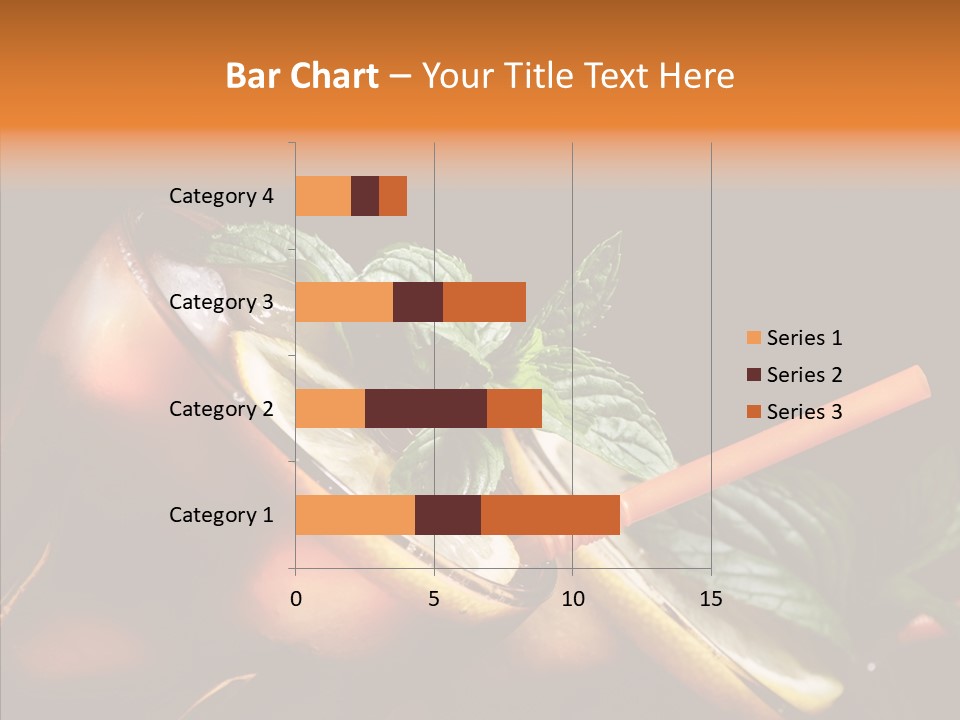 Shot Cola Cube PowerPoint Template