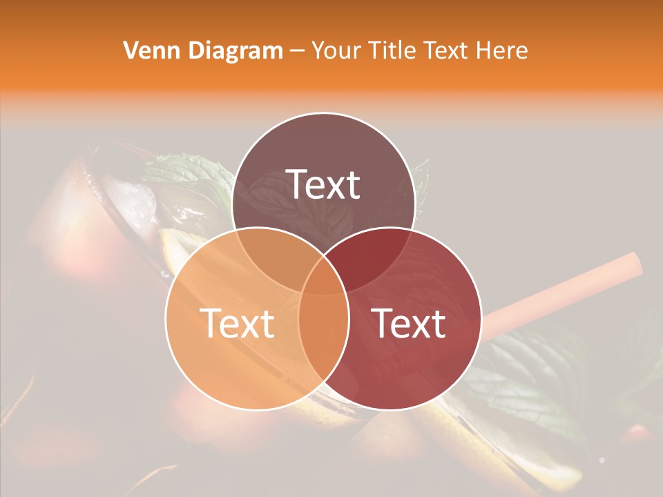 Shot Cola Cube PowerPoint Template