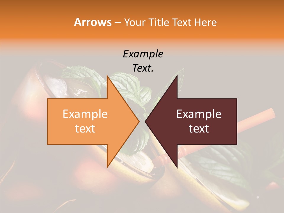 Shot Cola Cube PowerPoint Template