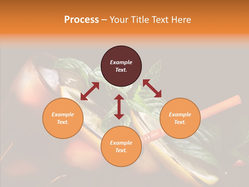 Shot Cola Cube PowerPoint Template