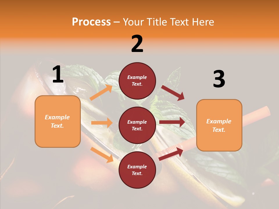 Shot Cola Cube PowerPoint Template
