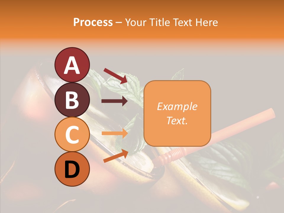 Shot Cola Cube PowerPoint Template