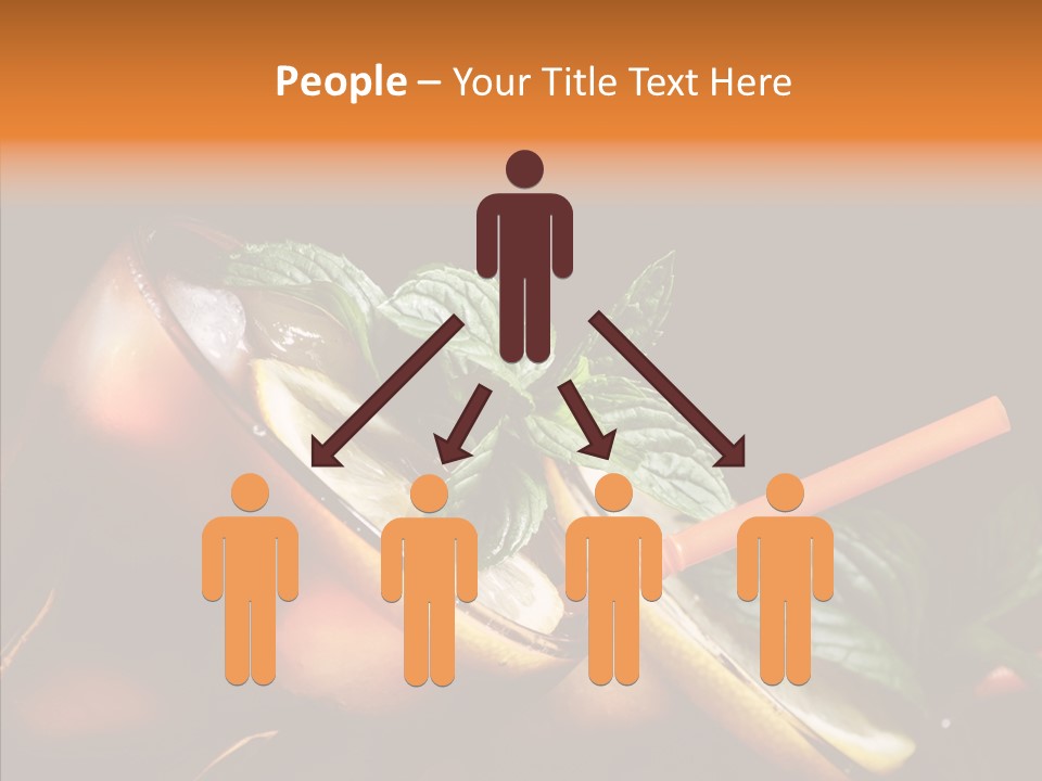 Shot Cola Cube PowerPoint Template