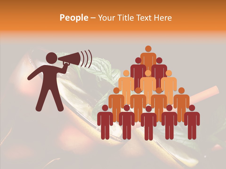 Shot Cola Cube PowerPoint Template