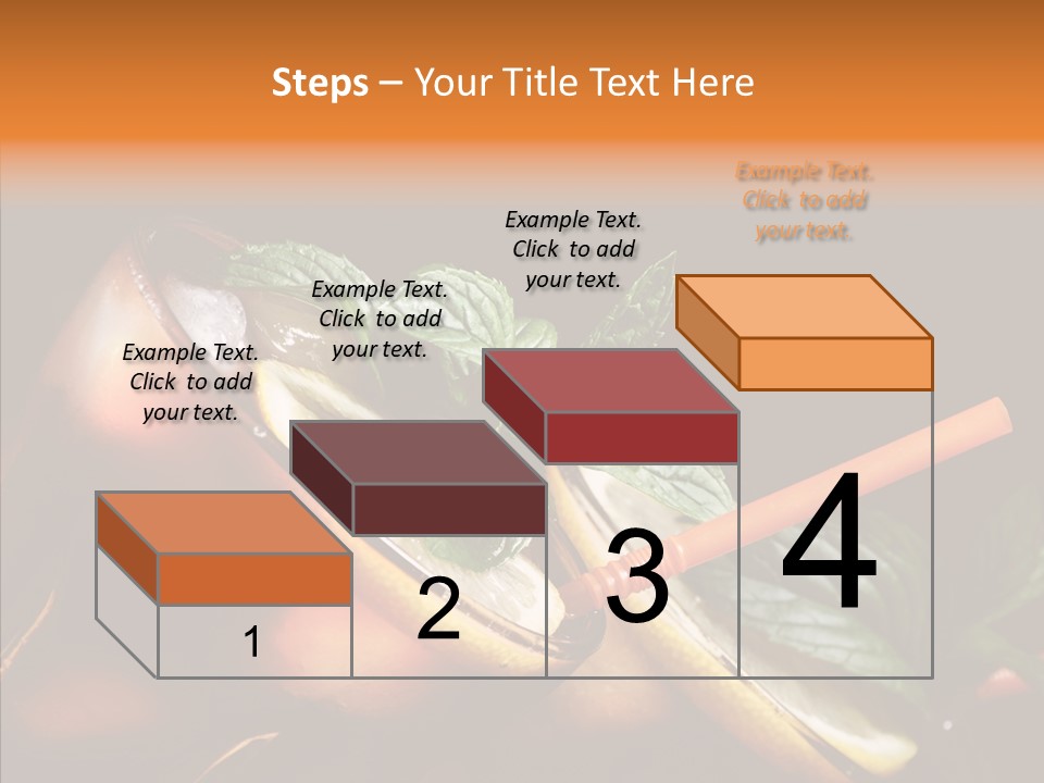 Shot Cola Cube PowerPoint Template