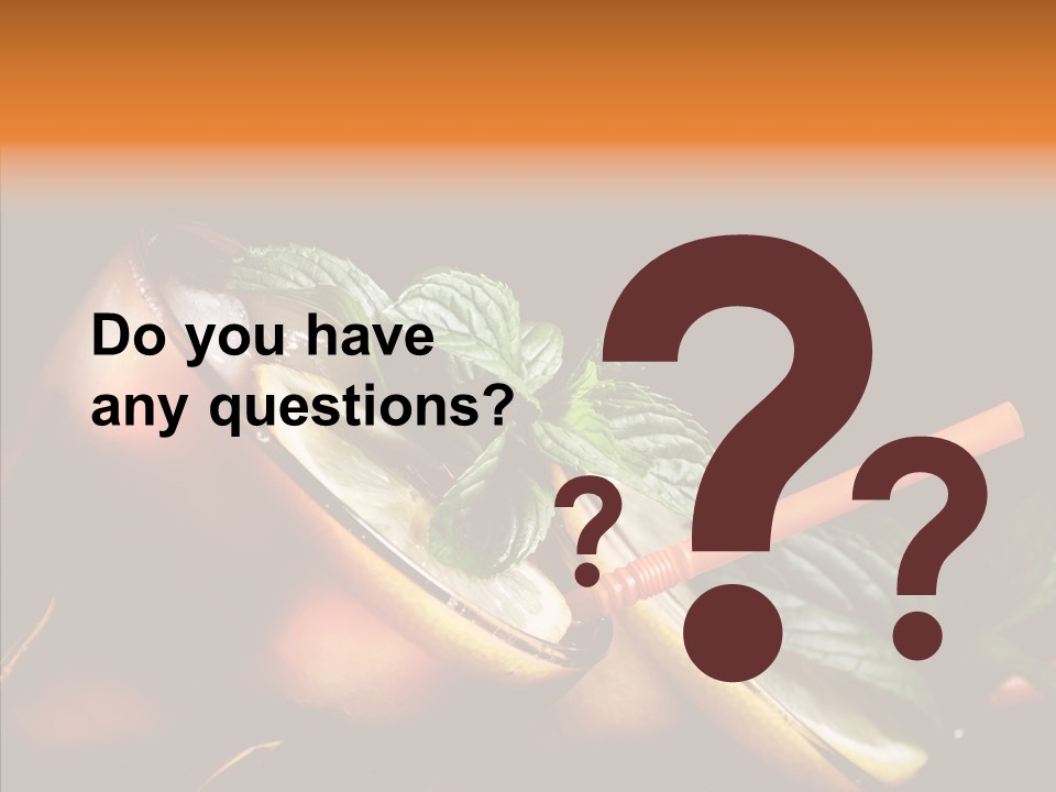 Shot Cola Cube PowerPoint Template