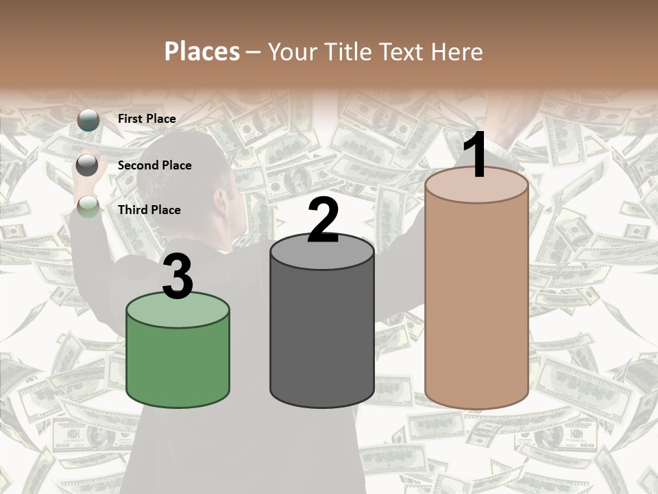 Concept Sky Vertical PowerPoint Template