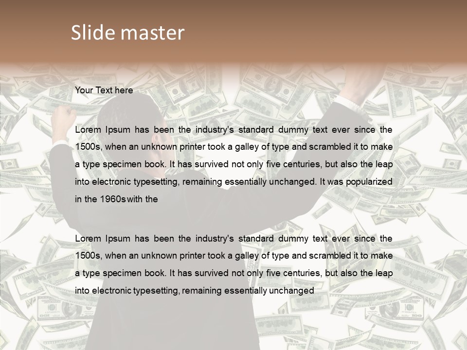 Concept Sky Vertical PowerPoint Template