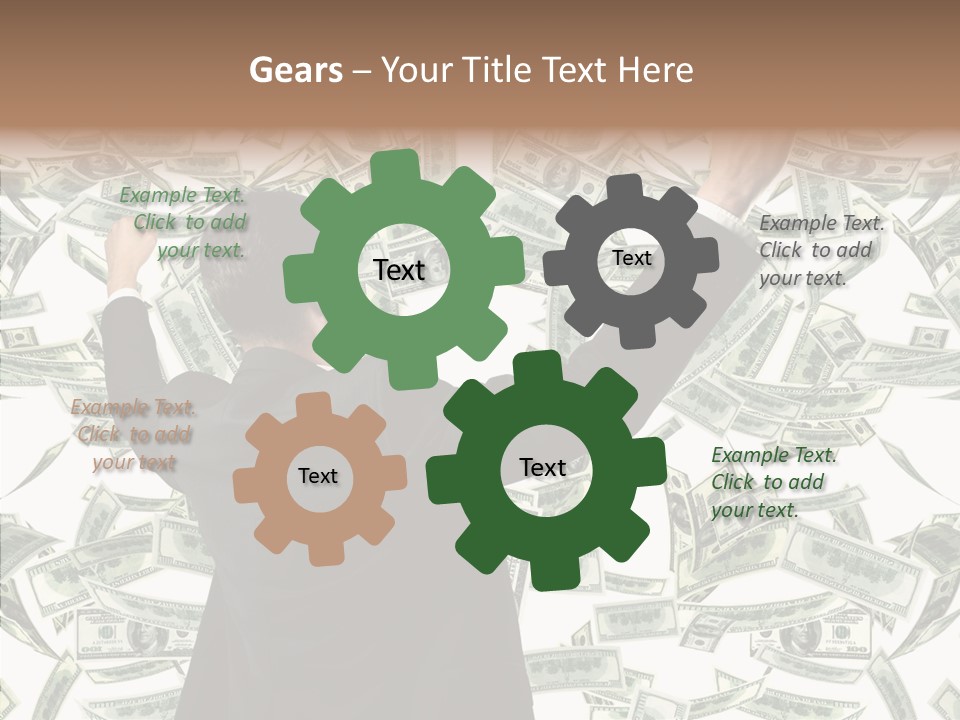 Concept Sky Vertical PowerPoint Template