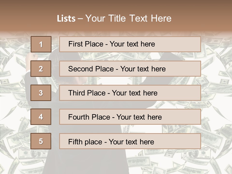 Concept Sky Vertical PowerPoint Template
