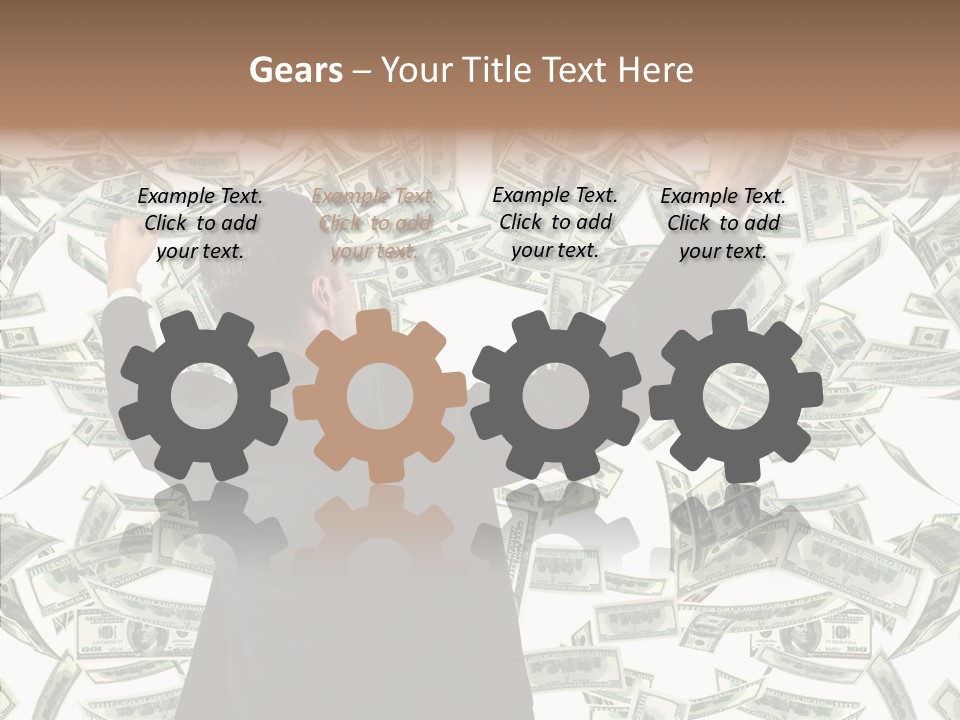 Concept Sky Vertical PowerPoint Template