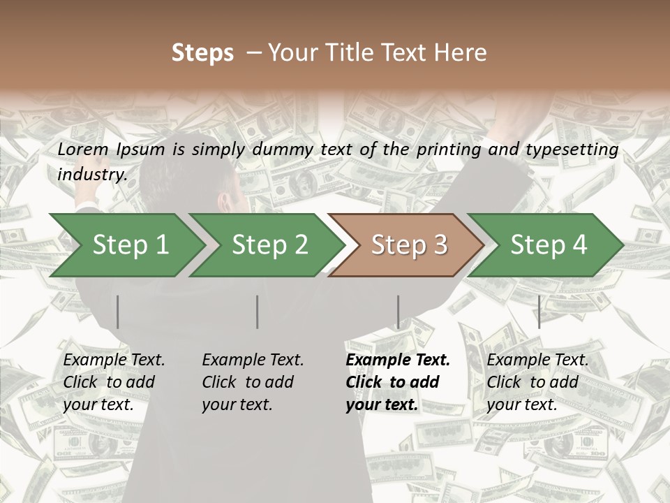 Concept Sky Vertical PowerPoint Template