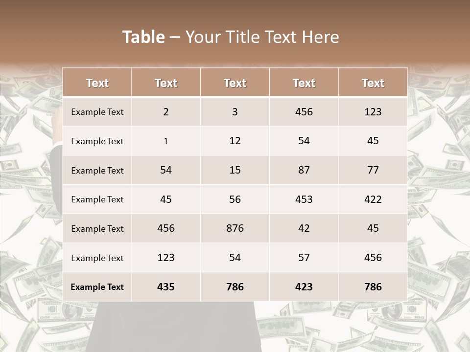 Concept Sky Vertical PowerPoint Template