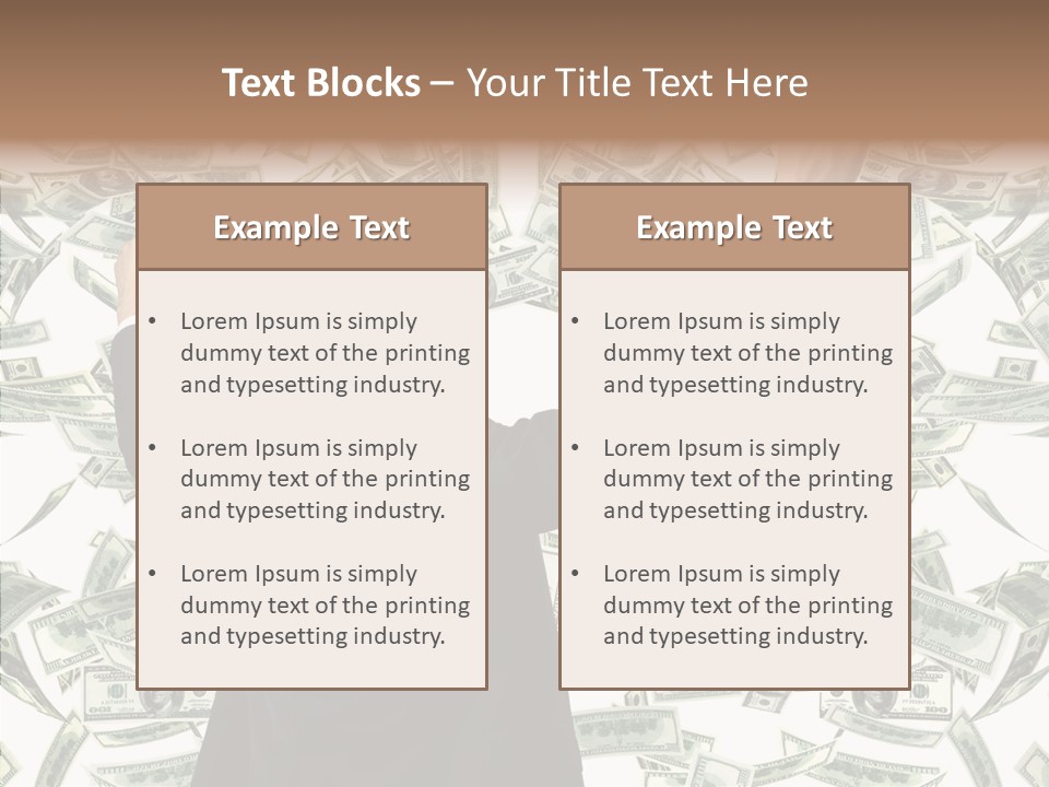 Concept Sky Vertical PowerPoint Template