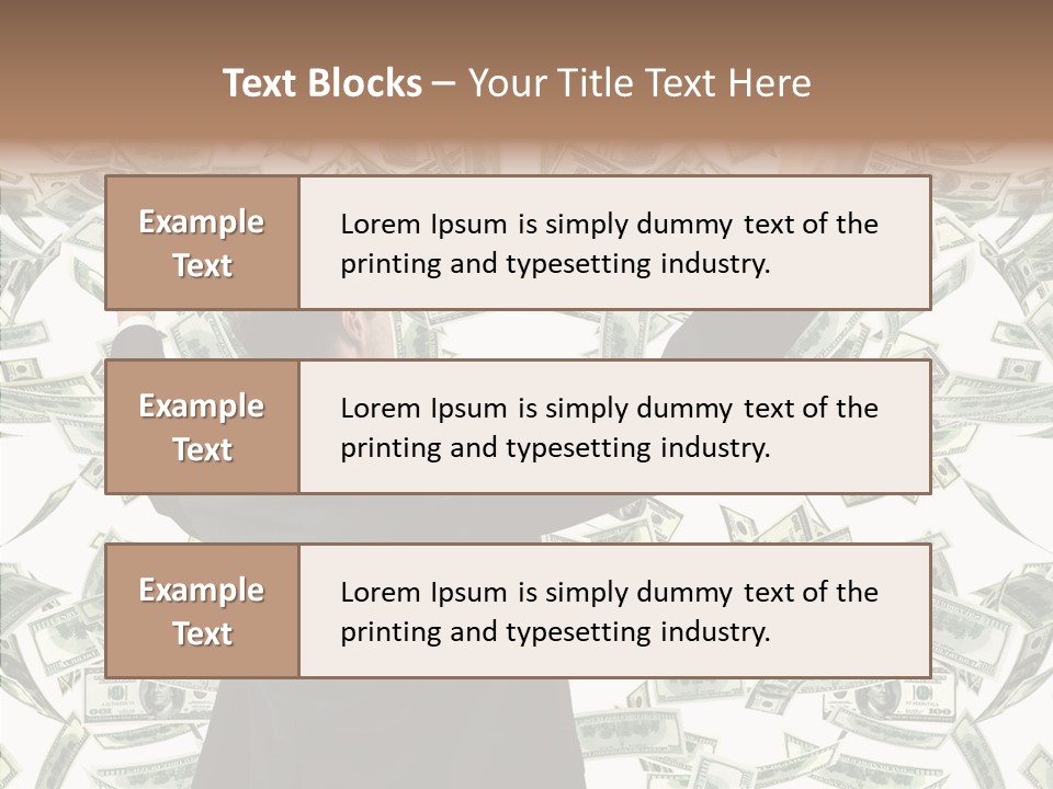 Concept Sky Vertical PowerPoint Template