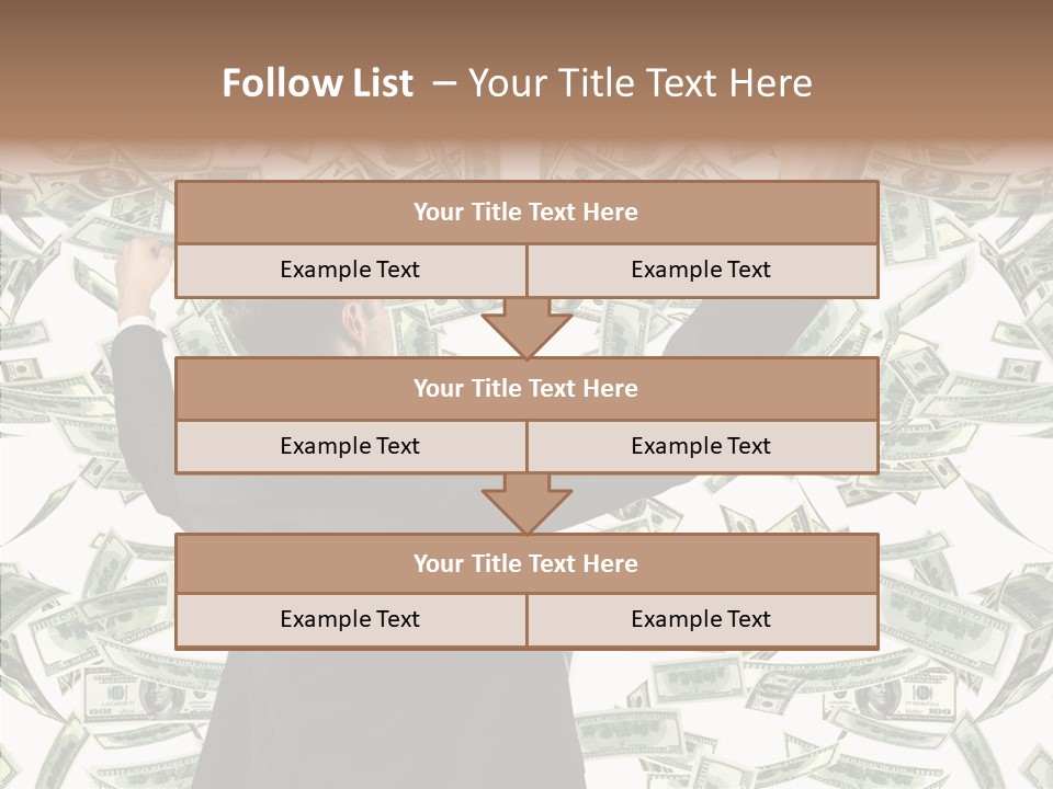 Concept Sky Vertical PowerPoint Template