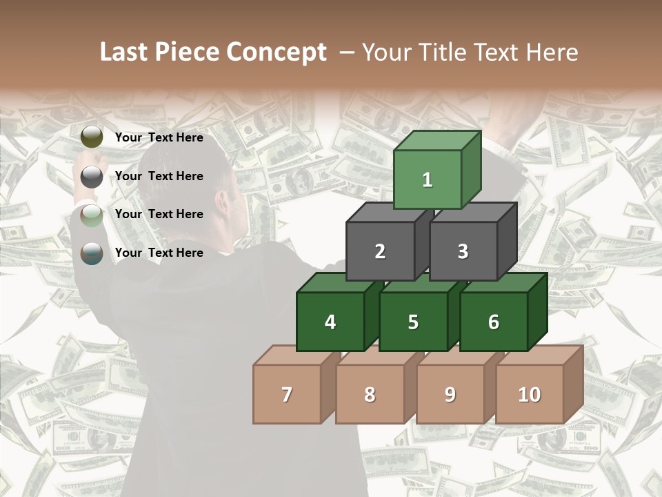 Concept Sky Vertical PowerPoint Template