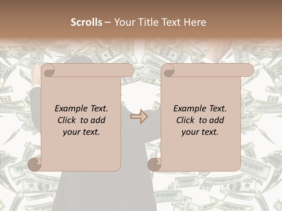 Concept Sky Vertical PowerPoint Template