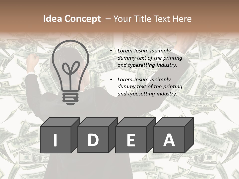 Concept Sky Vertical PowerPoint Template