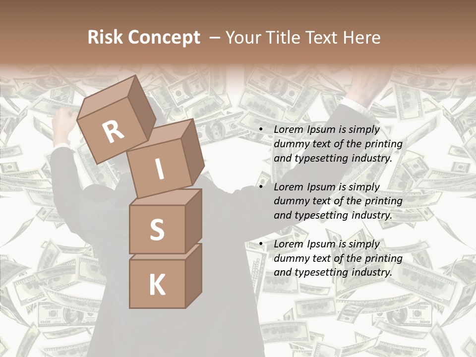 Concept Sky Vertical PowerPoint Template