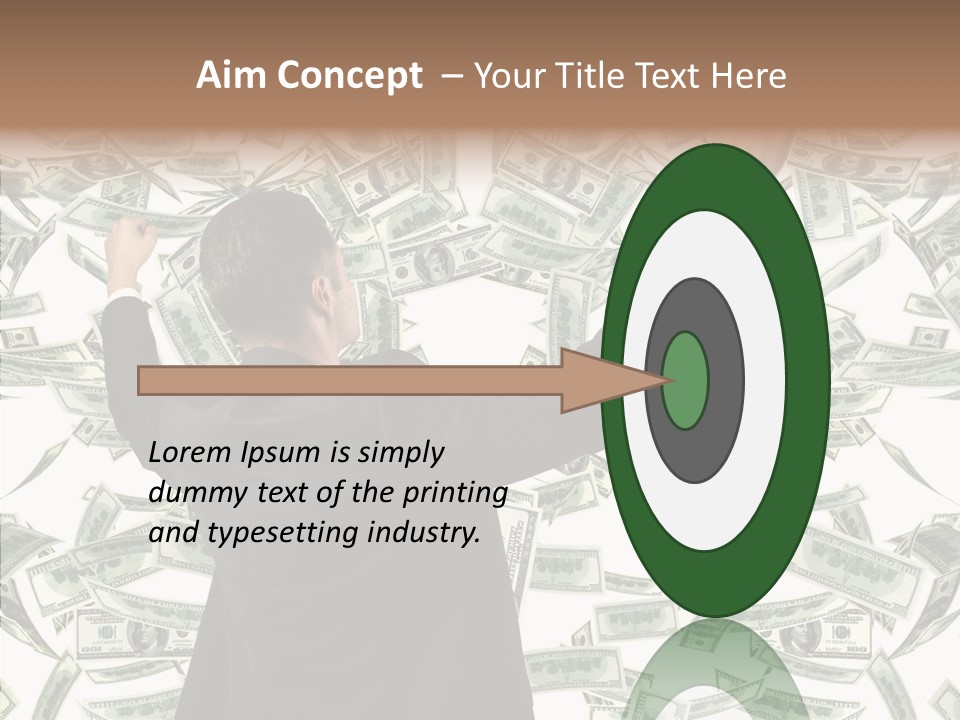 Concept Sky Vertical PowerPoint Template