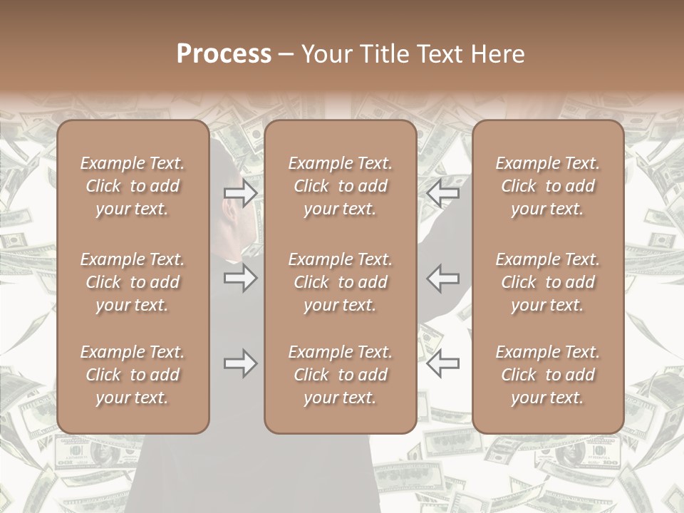 Concept Sky Vertical PowerPoint Template