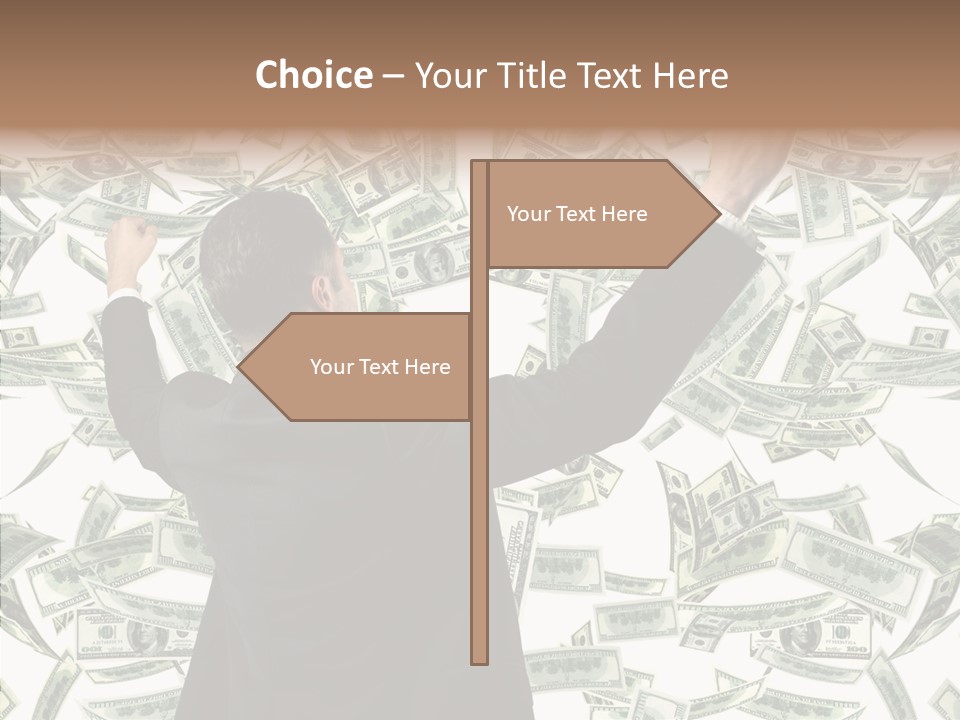 Concept Sky Vertical PowerPoint Template