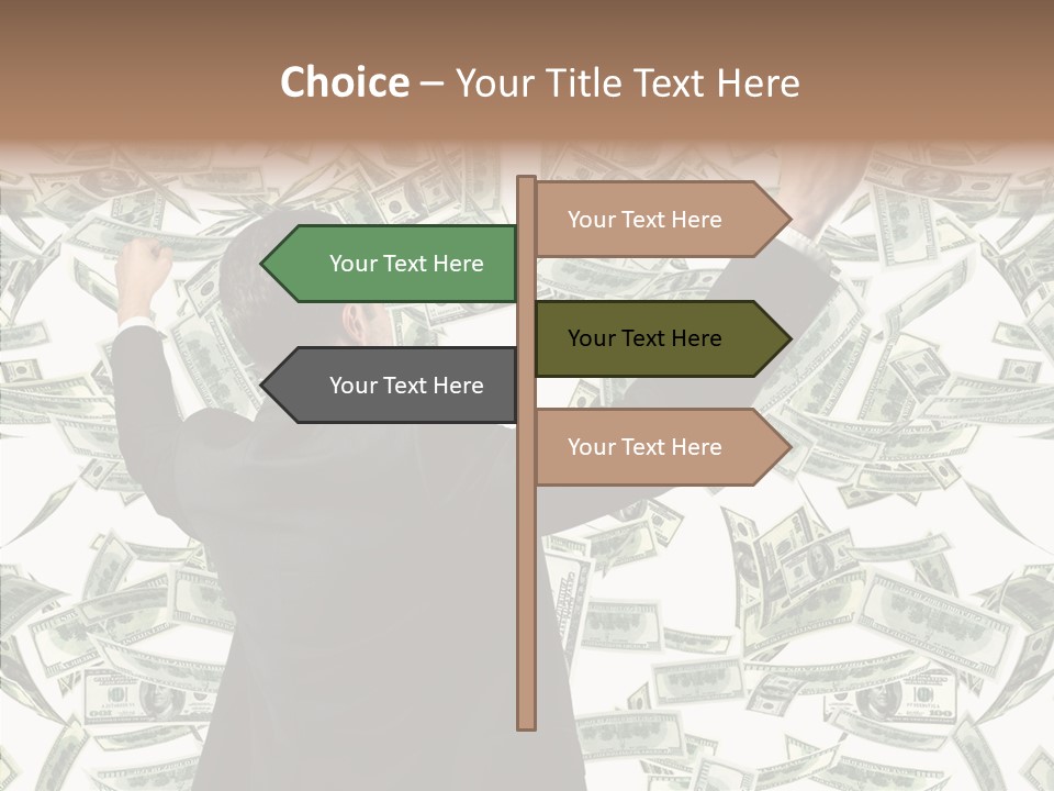 Concept Sky Vertical PowerPoint Template